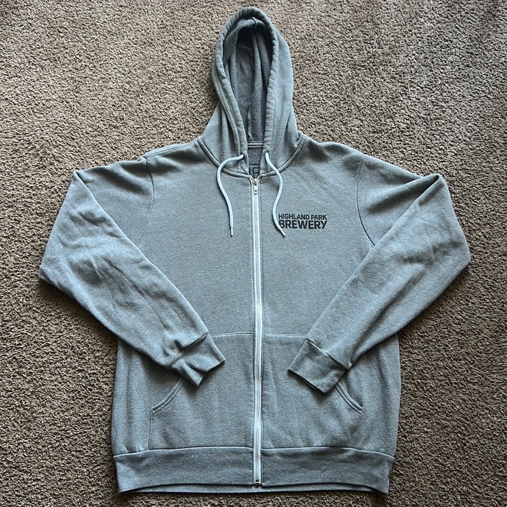 Highland Park Brewing Mens Lightweight Hoodie size Large